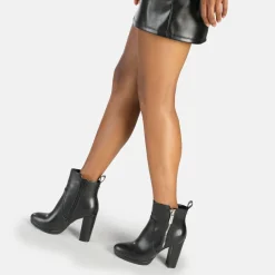 BUFFALO Ankle Boots^Amy Zip Ankle-Boot Vegan Black