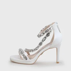 BUFFALO Bridal Shoes^Anna Ankle-Strap Sandal Ivory