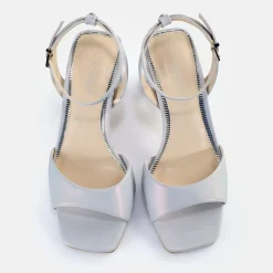 BUFFALO Occasion Shoes^April Neat Heeled Sandals Vegan Blau