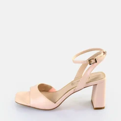 BUFFALO Occasion Shoes^April Neat Heeled Sandals Vegan Rose