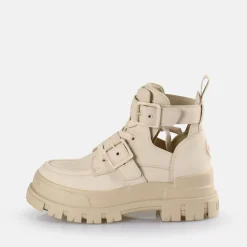 BUFFALO Ankle Boots^Aspha Bike Ankle Boot Vegan Beige
