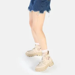 BUFFALO Ankle Boots^Aspha Bike Ankle Boot Vegan Beige