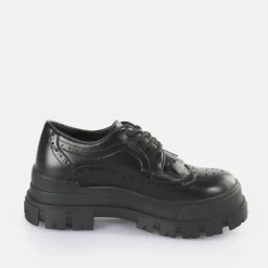 BUFFALO Vegan Shoes^Aspha Brogue Loafers Vegan Black