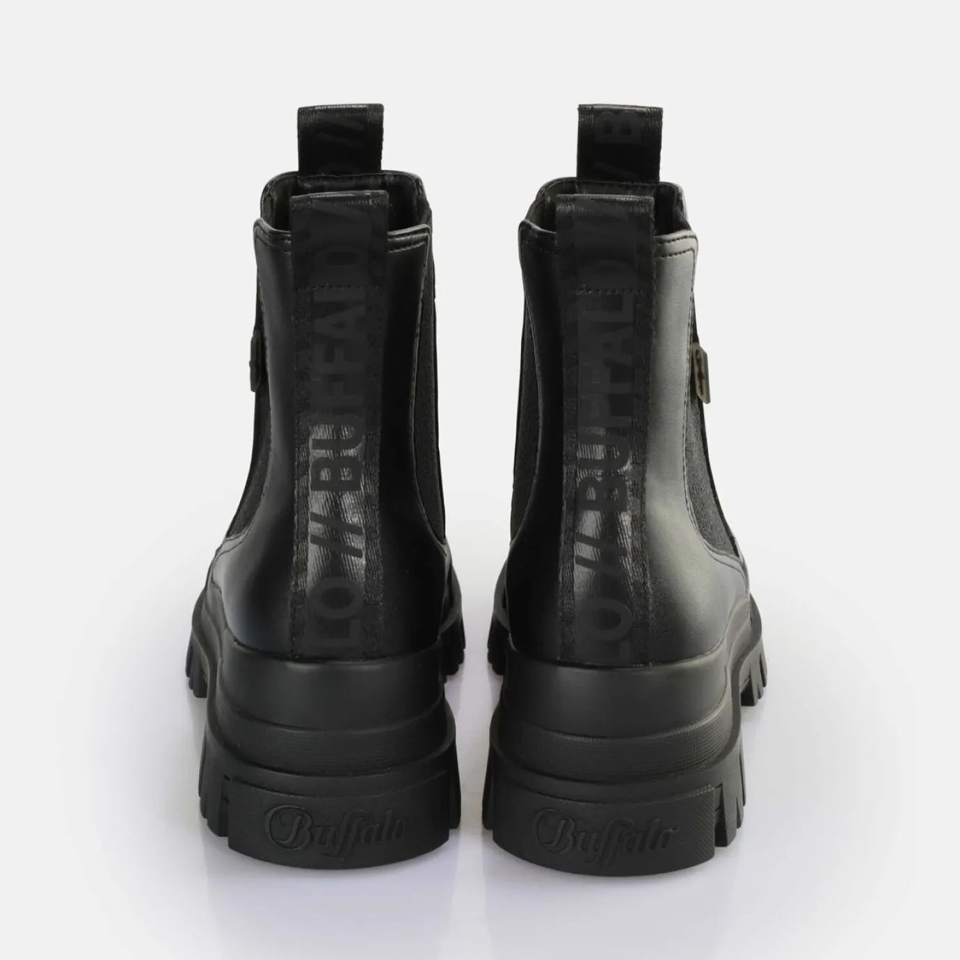 BUFFALO Ankle Boots^Aspha Chelsea Mid Ankle Boot Vegan Black