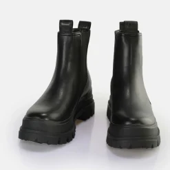 BUFFALO Ankle Boots^Aspha Chelsea Mid Ankle Boot Vegan Black