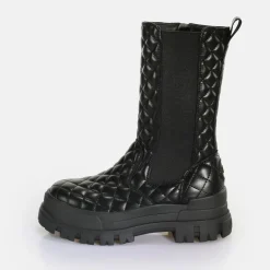 BUFFALO Vegan Shoes^Aspha Clf Chelsea Hi - Vegan Nappa -Pad Black