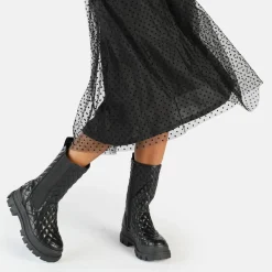 BUFFALO Vegan Shoes^Aspha Clf Chelsea Hi - Vegan Nappa -Pad Black