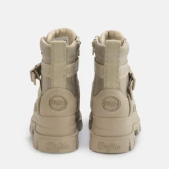 BUFFALO Ankle Boots^Aspha Com1 Ankle Boot Vegan Beige