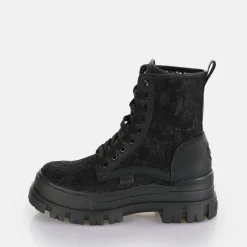 BUFFALO Ankle Boots^Aspha Lace Up Hi Black