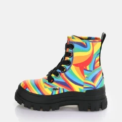 BUFFALO Ankle Boots^Aspha Lace Up Hi Black