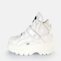 BUFFALO Classics^Classic Sneaker High Patent Leather White