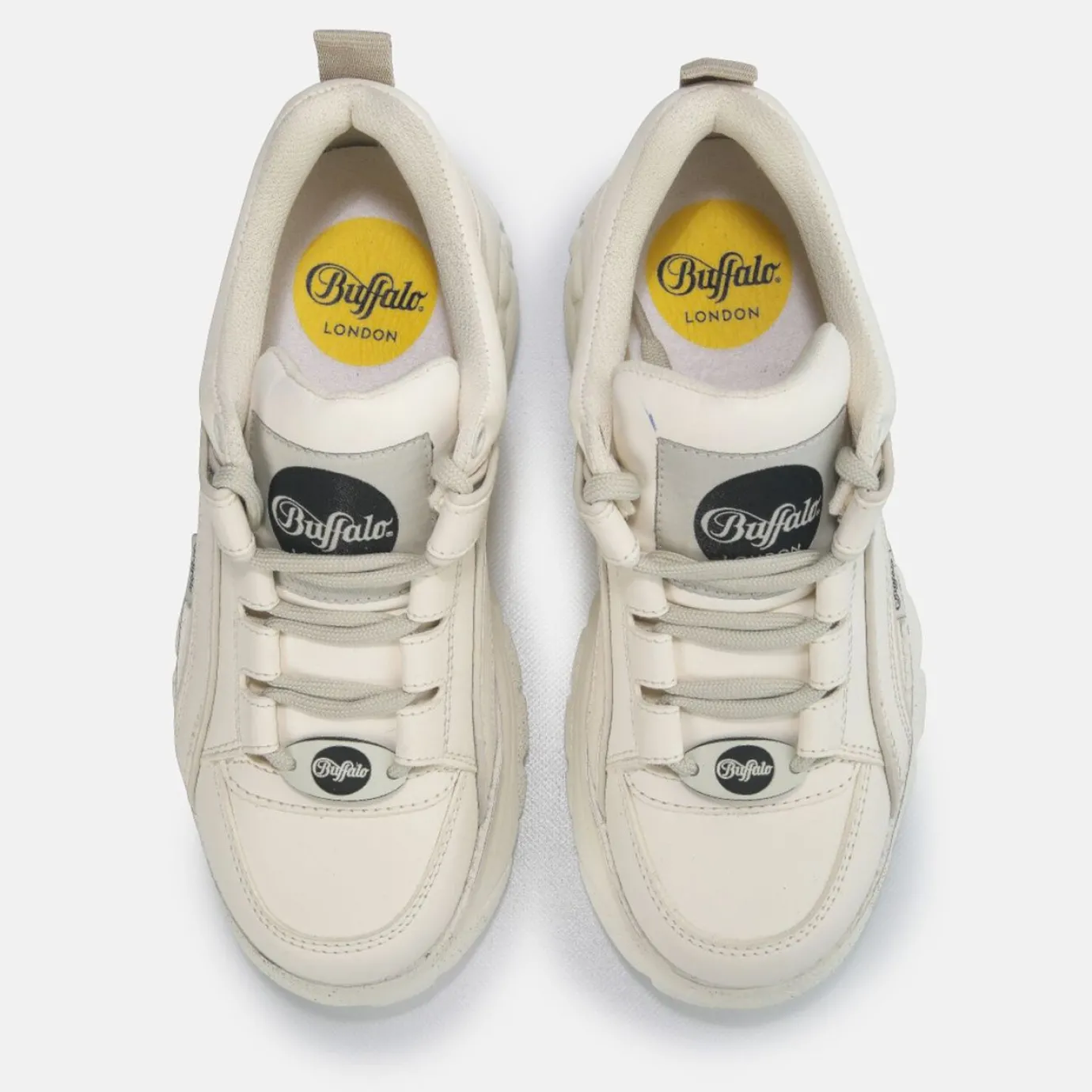 BUFFALO Classics^Classic Sneaker Low Nubuck Leather Off White