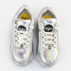 BUFFALO Vegan Shoes^Classic Sneakers Low Vegan Silver