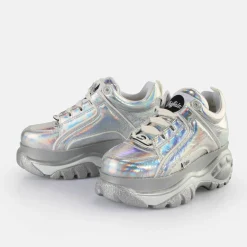 BUFFALO Vegan Shoes^Classic Sneakers Low Vegan Silver