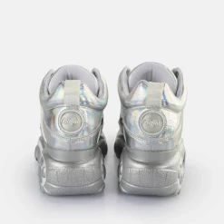 BUFFALO Vegan Shoes^Classic Sneakers Low Vegan Silver