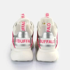 BUFFALO Vegan Shoes^Cld Chai Sneakers Low Vegan Silver/Pink