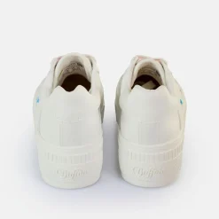 BUFFALO Vegan Shoes^Paired Candy Sneakers Low Vegan White