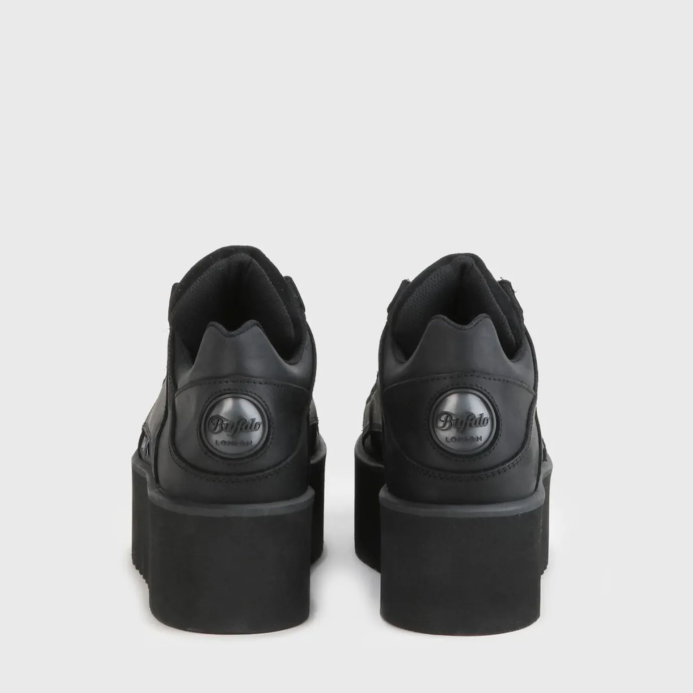 BUFFALO Classics^Rising Towers Low Sneaker Nubuck Leather Black