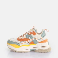 BUFFALO Vegan Shoes^Triplet Hollow Yellow