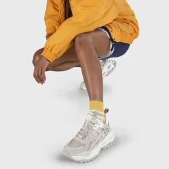 BUFFALO Vegan Shoes^Triplet Hollow Sneaker Vegan Cream